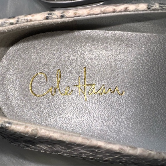 Cole Haan Nike air Leather Python Women’s Size 9 narrow snake print - Picture 10 of 16